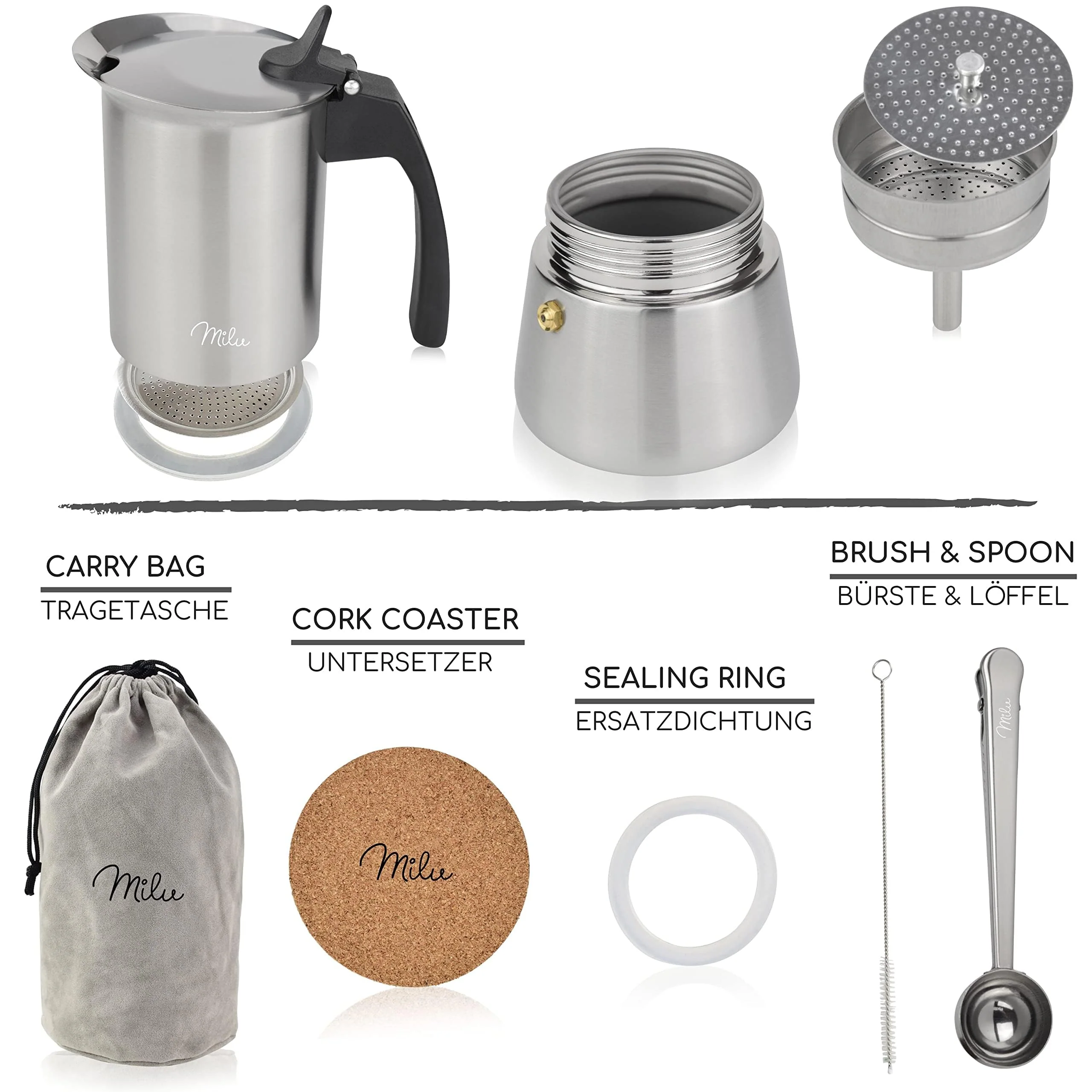 Espressokocher Induktion geeignet personalisiert - Image 6