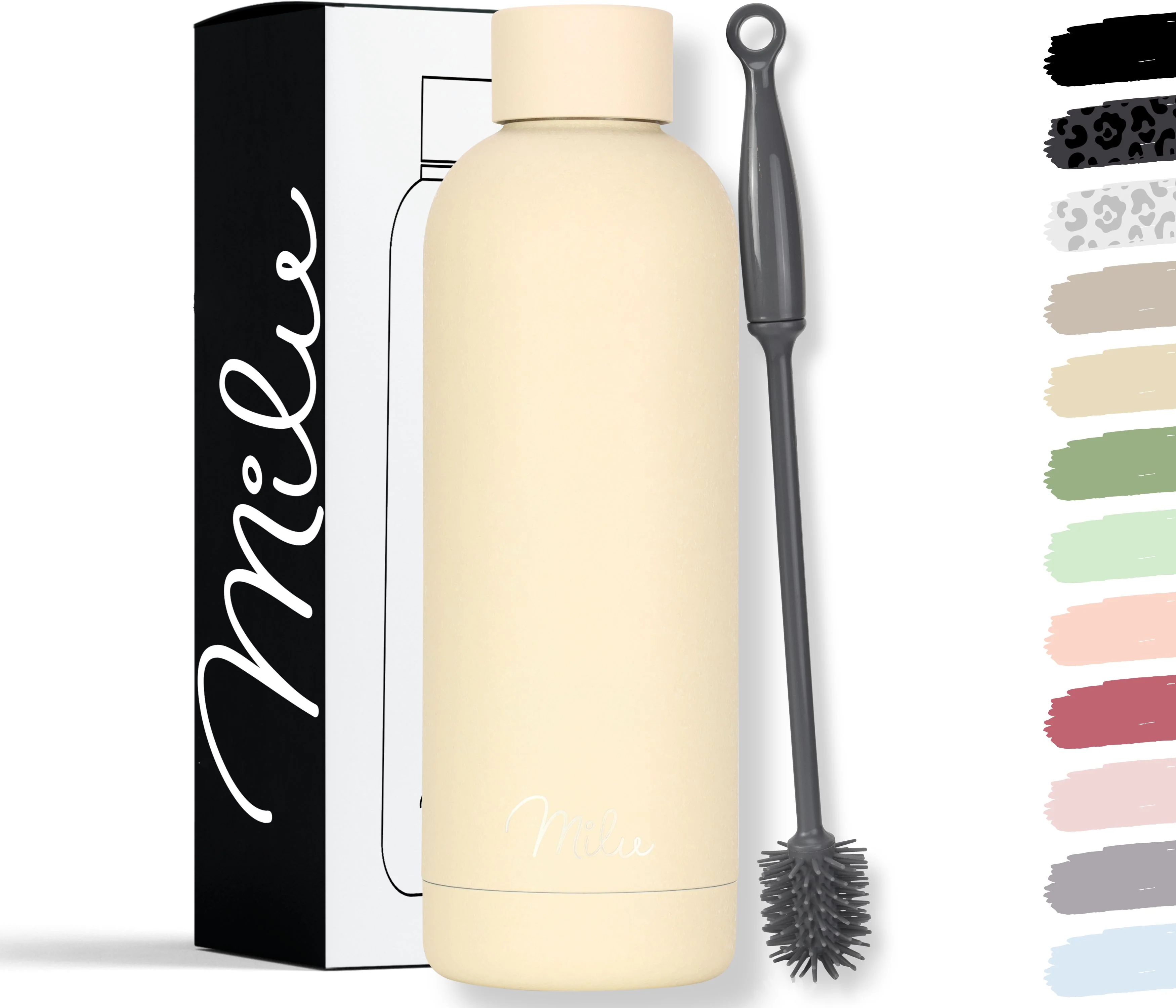 Outlet x Milu isolierte, auslaufsichere Thermosflasche, Edelstahl (500 ml, 750 ml, 1000 ml) - Image 15