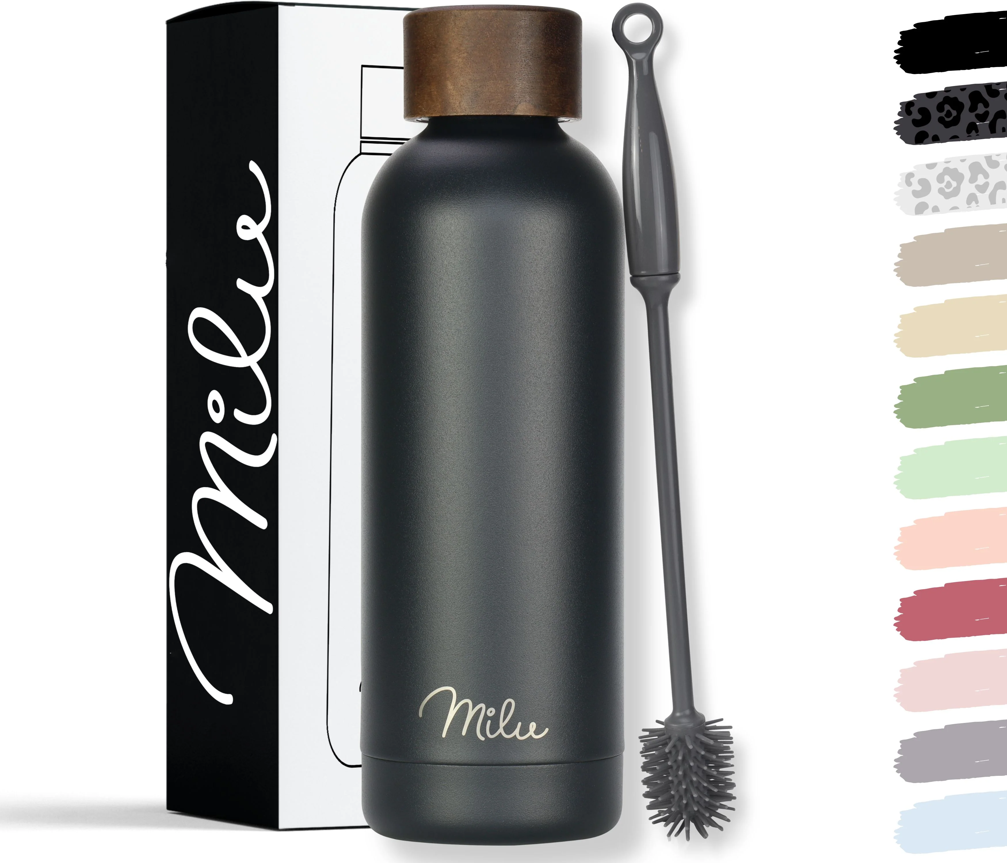 Outlet x Milu isolierte, auslaufsichere Thermosflasche, Edelstahl (500 ml, 750 ml, 1000 ml) - Image 21
