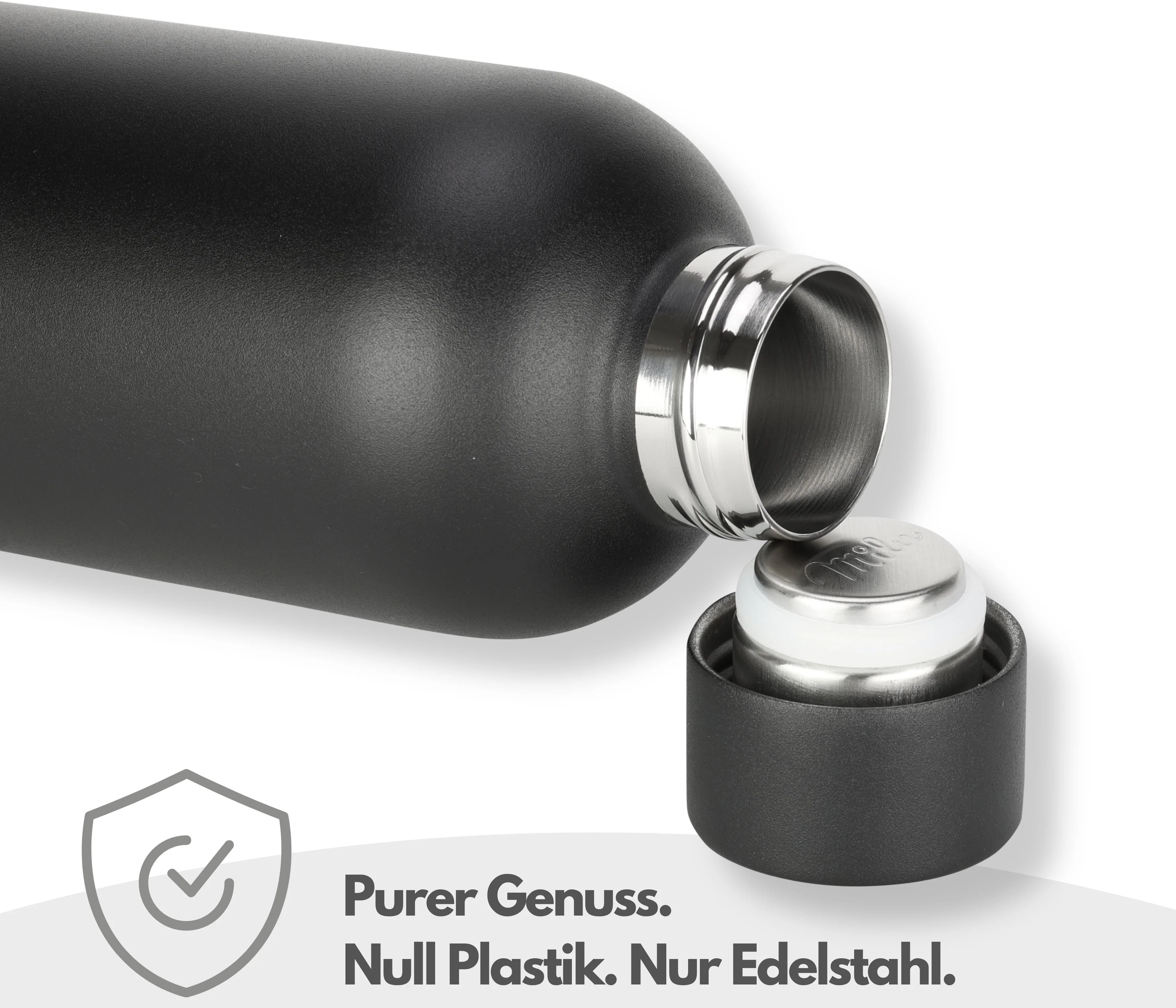 Outlet x Milu isolierte, auslaufsichere Thermosflasche, Edelstahl (500 ml, 750 ml, 1000 ml) - Image 5