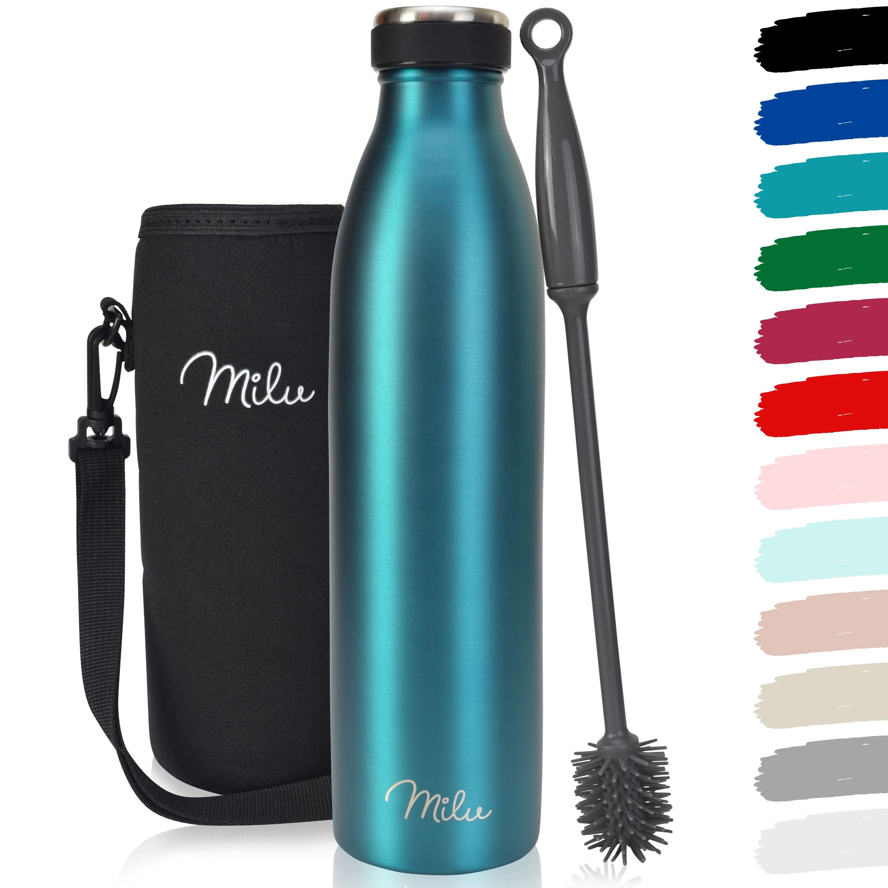 Outlet x Milu Edelstahl Trinkflasche 350ml, 500ml, 750ml, 1L, 1500ml - Image 15