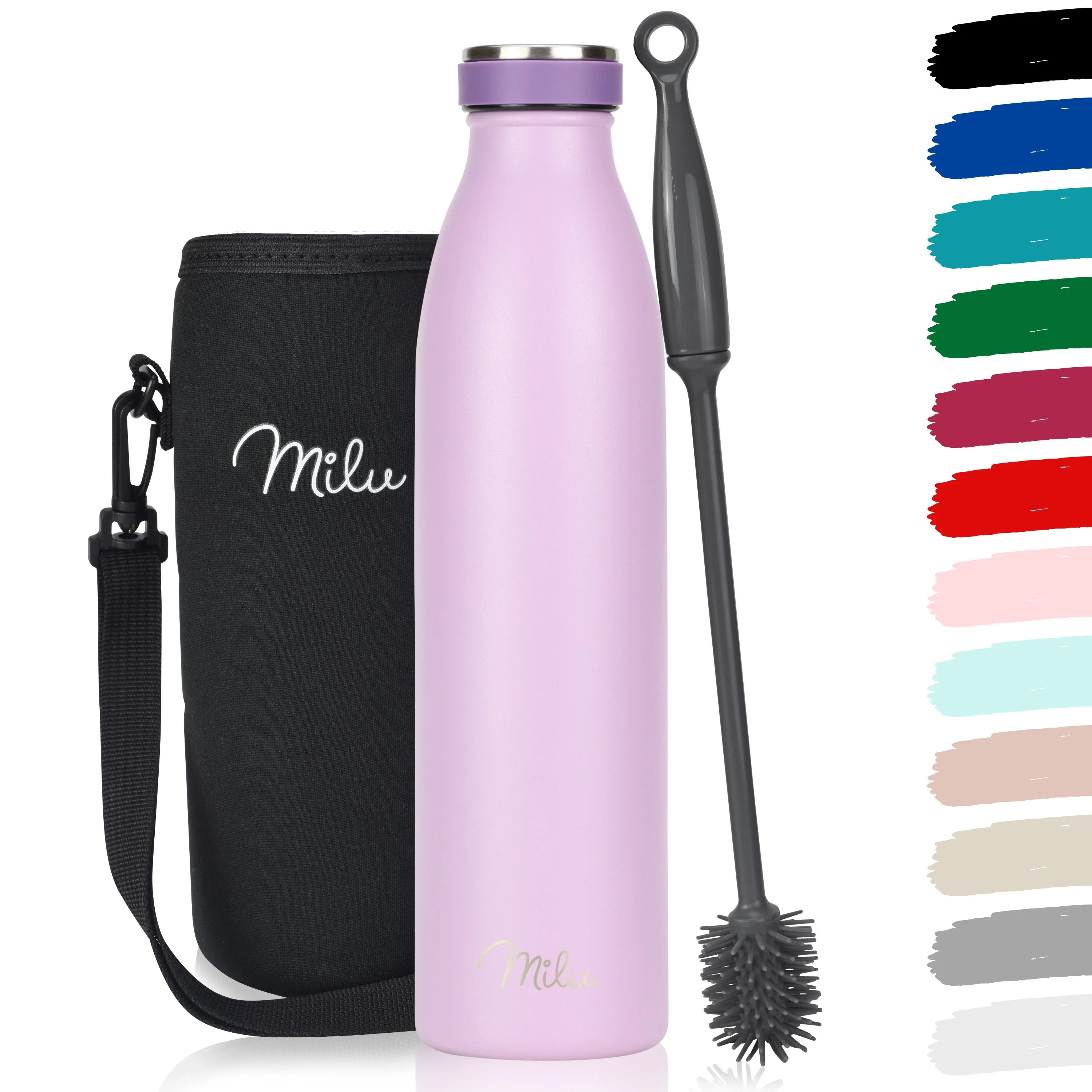 Outlet x Milu Edelstahl Trinkflasche 350ml, 500ml, 750ml, 1L, 1500ml - Image 18
