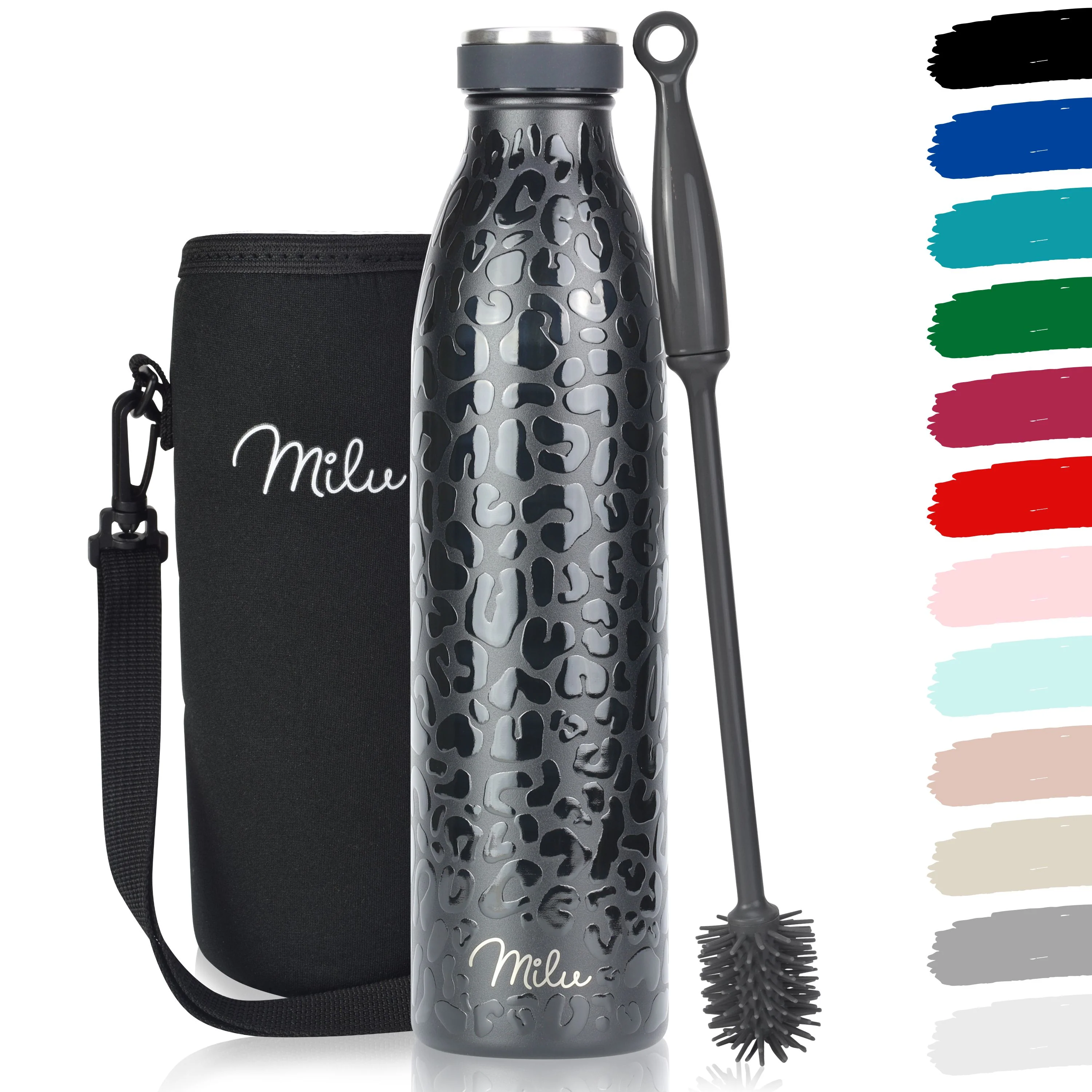 Outlet x Milu Edelstahl Trinkflasche 350ml, 500ml, 750ml, 1L, 1500ml - Image 8